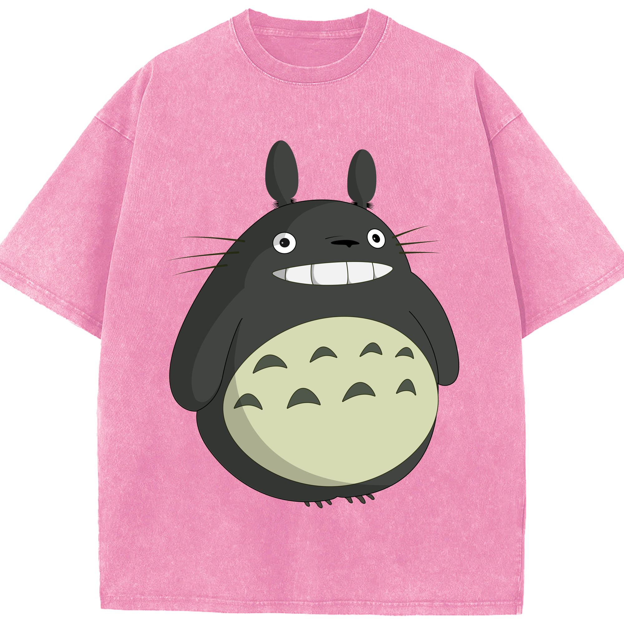 （画像用） となりのトトロ 草壁メイ 草壁サツキ My Neighbor Totoro Satsuki Kusakabe Mei Kusakabe 綿100% ヴィンテージ風 半袖Tシャツ（フロントプリント）